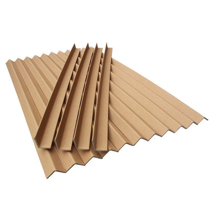 6*30 Pieces L-shaped Paper Corner Strips Paper Wrapping Corner Strips Anti Collision Paper Wrapping Corner Strips(30 * 30 * 3mm)