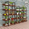 Florist Display Rack Flower Rack Lvluo Flowerpot Rack Floor Type Iron Multi-layer Storage Rack Balcony Fleshy Flower Rack 180*30*145 (four Floors)