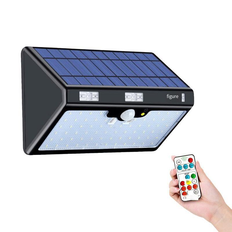 Solar Lamp Outdoor Human Body Induction Courtyard Lamp Outdoor Wall Lamp Automatic Light Control Waterproof Super Bright Household Street LED Lamp