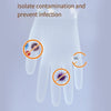 Disposable PVC Protective Gloves Film Plastic Transparent Household Kitchen Dishwashing Waterproof Thickened 100 Pack