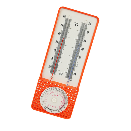 6 Pieces Dry And Wet Thermometer Indoor Thermometer Air Dry And Wet Thermometer Hygrometer Can Add Water