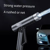 Double High Pressure Car Washing Water Gun Booster Nozzle Magic Telescopic Soft Water Pipe All Metal Household Car Washing Artifact Can Be Used For Garden Watering Multifunctional 5m Telescopic Water Pipe [water Injection 15m] Set