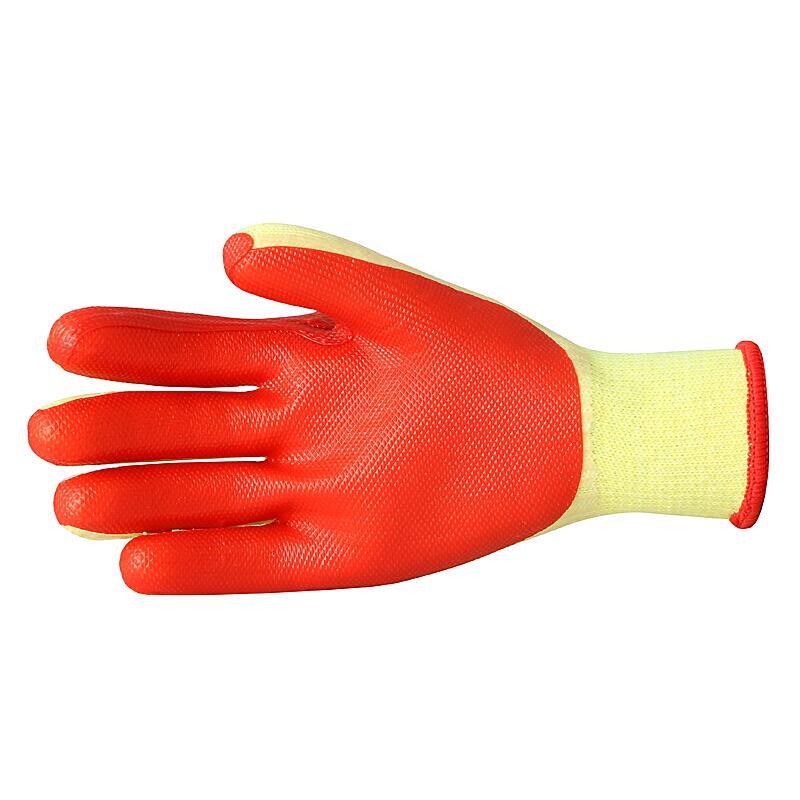 Labor Protection Gloves Rubber Gloves Antiskid Gloves Double Sided Film Gloves Protective Gloves Back Film Men's And Women's Outdoor Gloves Upgrade 12 Pairs / Pack