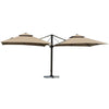 2.5 Meters With Two Heads Outdoor Creative Outdoor Umbrella