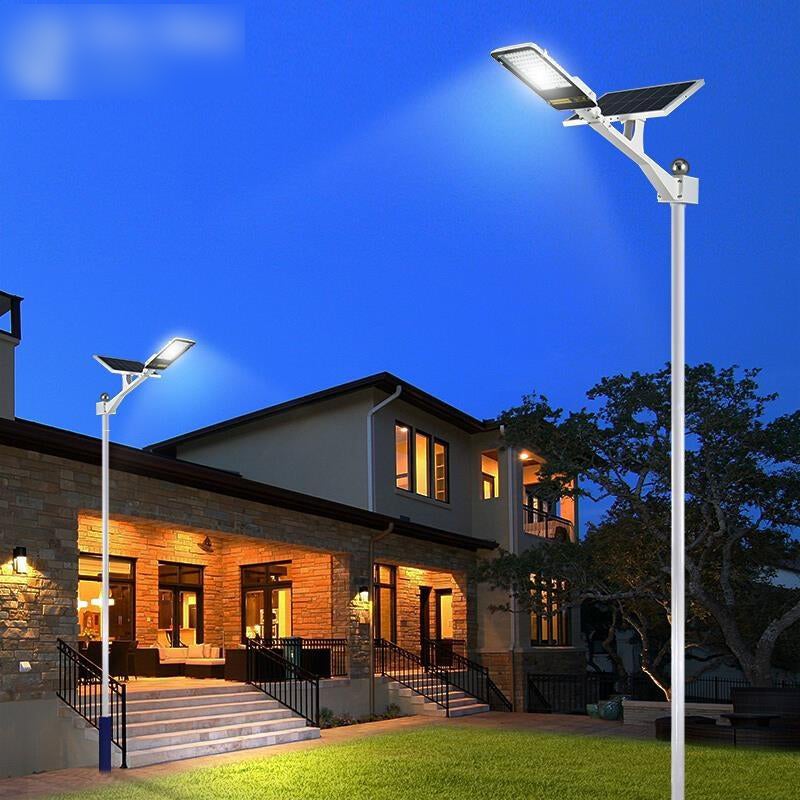Solar Lamp Outdoor LED Household Energy-saving Bright Street Lamp New Rural Waterproof Outdoor Road Fence High Pole Courtyard Lamp 200w