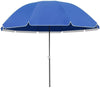 2m Red Outdoor Sunshade Umbrella  Sun Umbrella Super Large Folding Commercial Stall Round Umbrella Thickened Large Courtyard Beach Umbrella Single-layer Oxford Cloth Three-layer Skeleton