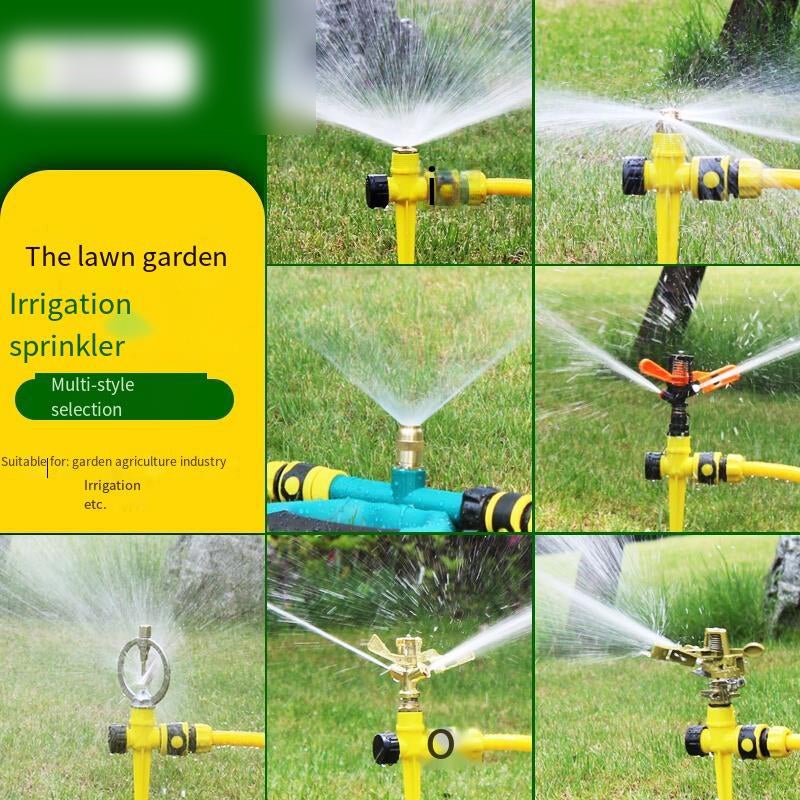 20PCS Agriculture Landscaping Spray Copper Atomizing Sprinkler Irrigation Cooling Sprinkler Rotation 360 Degrees Automatic Watering Device