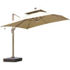 Round 3m With 70kg Marble Base Large Outdoor Umbrella Sunshade Villa Garden Roman Umbrella Balcony Square Umbrella Stalls Sun Umbrella