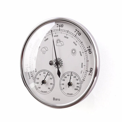 3 In 1 Indoor And Outdoor Air Thermometer Hygrometer Household High Precision Barometer Fishing Weather Forecast
