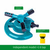 6 Pieces Garden And Horticulture Automatic Rotary Sprinkler 360 Degree Irrigation Lawn Garden Watering Roof Cooling Sprinkler Independent + A Six Tap