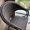 Three Piece Rattan Chair Outdoor Table And Chair Courtyard Balcony Modern Simple Small Family Outdoor Leisure Tea Table Small A Series Rattan Double Tube Chair * 2 + 70 Round Table