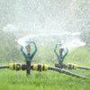 6 Pieces Agricultural Sprinkler Automatic Rotary Roof Cooling Lawn Watering Landscaping Butterfly Sprinkler (with 1 4-tap)