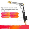 High Pressure Car Washing Water Gun Automobile Telescopic Pipe Flower Watering Artifact Household Nozzle Floor Washing Brushing Tool Pressurization And Pressurization Water Gun Set Balcony Garden Shower Faucet Spray Upgrade [30m After Water Injection]