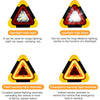 Safety Triangle Multifunctional Emergency Triangles Lights for Vehicle Breakdowns