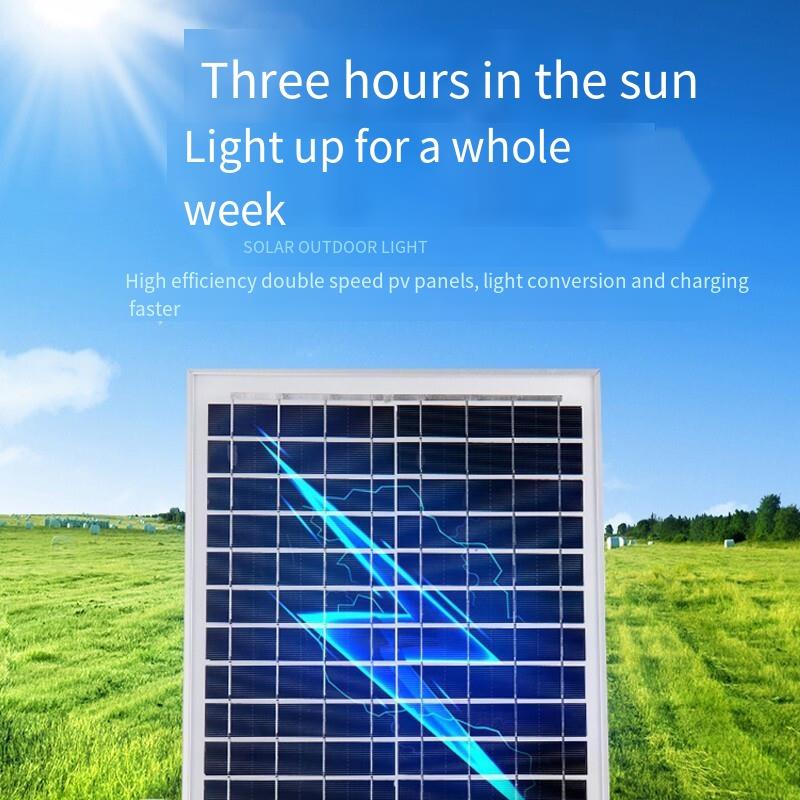 Lighting Solar Projection Lamp Outdoor Courtyard Lamp New Rural Lighting High-power Waterproof LED Solar Lamp Bright LED Street Lamp 30w