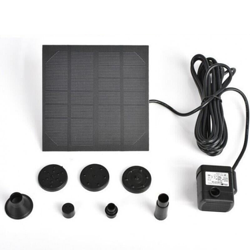 Rockery Pool Solar Water Pump Solar Fountain Garden Pond Viewing Decorative Fountain Brushless DC Water Pump