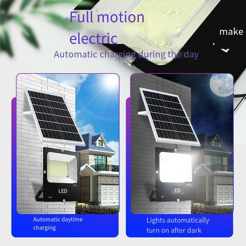 Solar Street Lamp Courtyard Lamp One Driven Two Lamp Waterproof Light Controlled Projection Lamp Landscape Lamp Household Indoor And Outdoor Light