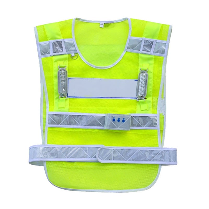 Reflective Vest Led Rechargeable Reflective Vest Fits Over Outdoor Clothing,Breathable Waterproof Lightweight