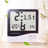 2 Sets Thermohygrometer Humidity Thermometer Meter Hygrometer Digital Indoor Room Thermometer with Alarm Clock, Accurate Room Temperature Gauge Humidity Monitor Timer, for Home, Office