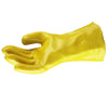 15 Pairs Yellow Cotton-Wool Plastic Labor Protection PVC Gloves Oil Resistant Stain Resistant Acid And Alkali Resistant Gloves For Aquatic Products Processing