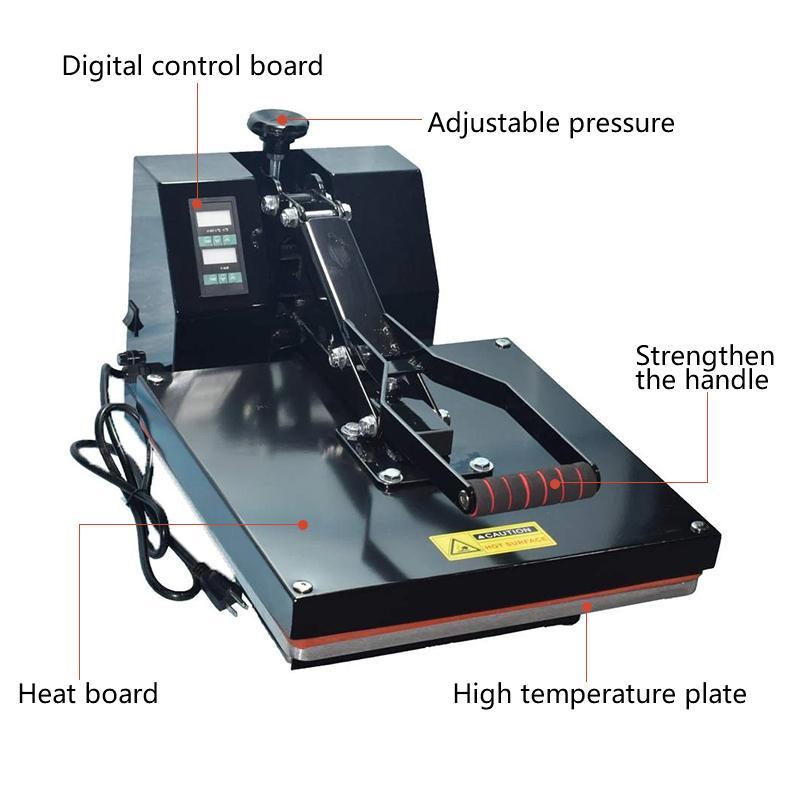 ECVV High Pressure Manual Digital T-shirt Heat Press Machine; ECVV