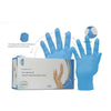 100 Pieces Disposable Nitrile Gloves Food Grade Industrial Labor Gloves Protective Gloves Rubber L Size Blue Gloves