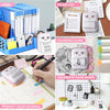Portable Printer, Gifts for Kids, Mini Pocket Wireless Bluetooth Thermal Printers for Pictures/Retro-Style Photos/Receipts/Notes/Lists/Label/Memo/QR Codes, Phone Printer with 1 Roll Printing Paper for Android iOS Smartphone