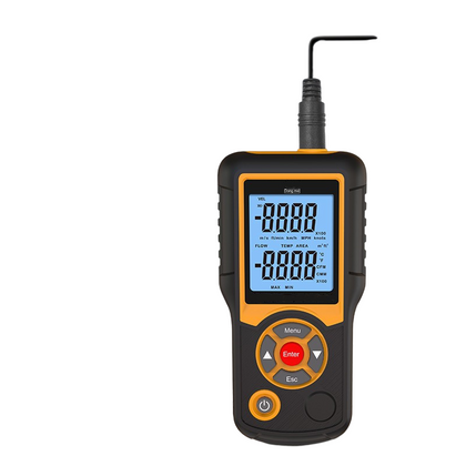 Thermal Anemometer Hand Held High Precision Digital Display Hot Wire Anemometer Wind Temperature And Volume Detector