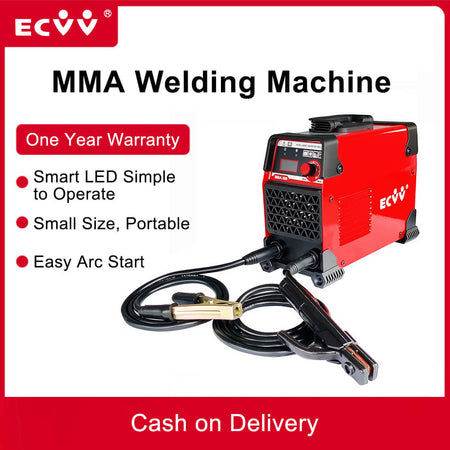 ECVV MMA-300 ARC Welder 300Amp 220V Stick MMA Welding Machine IGBT Inverter Welder Portable