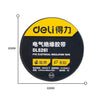 Deli 50 Rolls Insulation Tape (Black) 0.13mm*18mm*20m Tape DL5261B