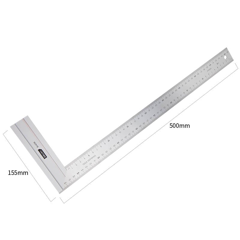 Deli 20 Pieces Steel Square Ruler 500mm Square Measuring; ECVV SA – ECVV.SA