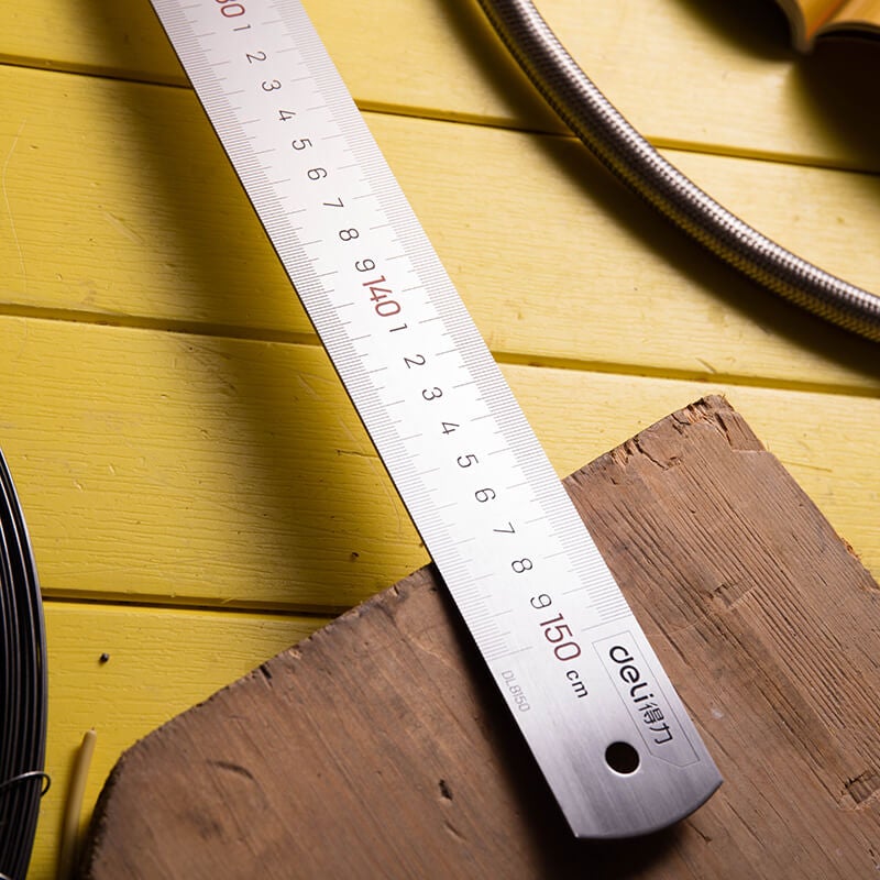 Deli 10 Pieces Straight Steel Ruler 1500mm Rulers DL8150; ECVV SA – ECVV.SA