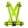 ECVV Reflective Safety Vest Safety Straps Adjustable Safety Reflective Visibility Striped Vest Jacket Highlight For Night Riding Cycling Sports
