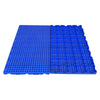 Plastic Pallet Warehouse Base Plate Plastic Card Board Floor Plate Grid Plate Multi-functional Base Plate Circular Hole Blue 100 * 80 * 5cm