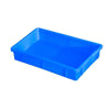 10 Pcs Plastic Warehouse Plates (Square Plate) Breeding Plate Turnover Box Logistics Box Assembly Line Storage Box Food Plate Parts Box Plastic Basket Plastic Basket