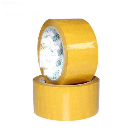 30 Rolls E-commerce Package Tape 4.5cm Wide Online Store Warning Tape High Adhesive Sealing Tape Express Packaging Sealing Tape Yellow Tape 4.8 * 72m