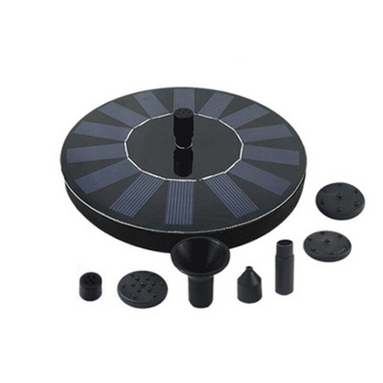 Solar Lotus Leaf Fountain Floating Pool Outdoor Pond Water Pump Small Garden Fountain 5 Kinds Of Nozzles Aerated Landscape Fountain