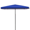 Sun Umbrella Sunshade Umbrella Stall Commercial Super Large Outdoor Large Stall Umbrella Square Rectangle Blue 2 * 2m
