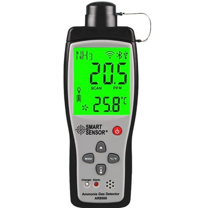 Portable Ammonia Detector 0-100 PPM Ammonia Concentration Tester With Alarm Lithium Battery Charging