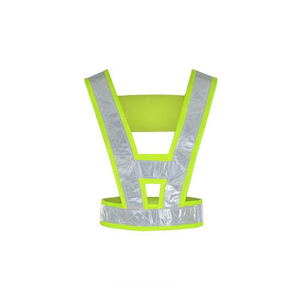 15 Pieces High Visibility Reflective Safety Vest Reflective Straps for Jogging Walking Cycling Construction Workers - Fluorescent Yellow