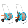 Watering Hose Nozzle High Pressure Car Washing Water Gun Garden Household Garden Storage Frame Tool Set Water Gun + 50m Storage Car Set