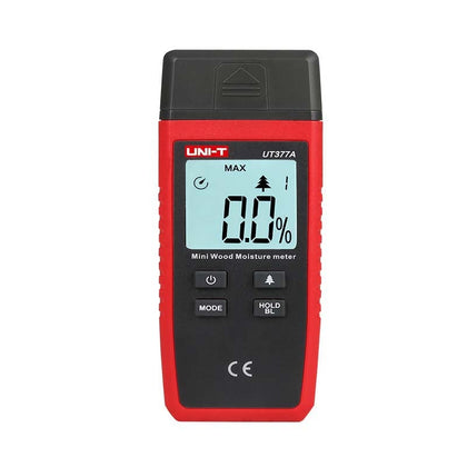 UNI-T Digital Wood Moisture Meter Tester LCD Backlight Hygrometer Humidity Tester for Paper Plywood Wooden Materials UT377A
