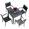 Outdoor Table And Chair Courtyard Table And Chair Three Piece Set Small Tea Table Balcony Table And Chair Outdoor Leisure Milk Tea Coffee Shop Table And Chair