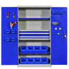 Heavy Metal Tool Cabinet Thickened Sheet Iron Cabinet Tool Box Factory Auto Repair Workshop Storage Cabinet With Drawer Double Extraction Belt Grid 1800 * 1000 * 500mm