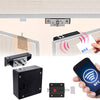 Smart NFC RFID Locks, Electronic Cabinet Lock, Hidden DIY Cabinet Lock with Slide Latch Lock for Double Door Cabinet Drawer Wooden Cupboard