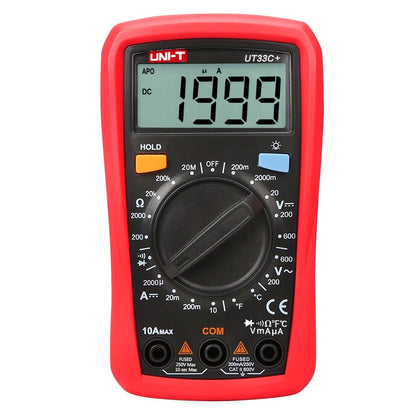 UNI-T Digital 600V Multimeter Professional Palm Size Multimeter Electrical Handheld Ammeter Meter With Backlight Data Hold