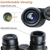 Binoculars for Adults 12X42 HD Binoculars with Clear and Bright View for Bird Watching/Concert/Sports/Hiking/Hunting Sturdy Binoculars with Universal Phone Adapter for Photography