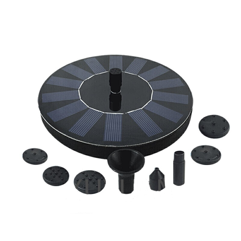 Solar Fish Pond Water Pump Outdoor Fish Pond Solar Fountain Fish Tank Landscape Floating Fountain